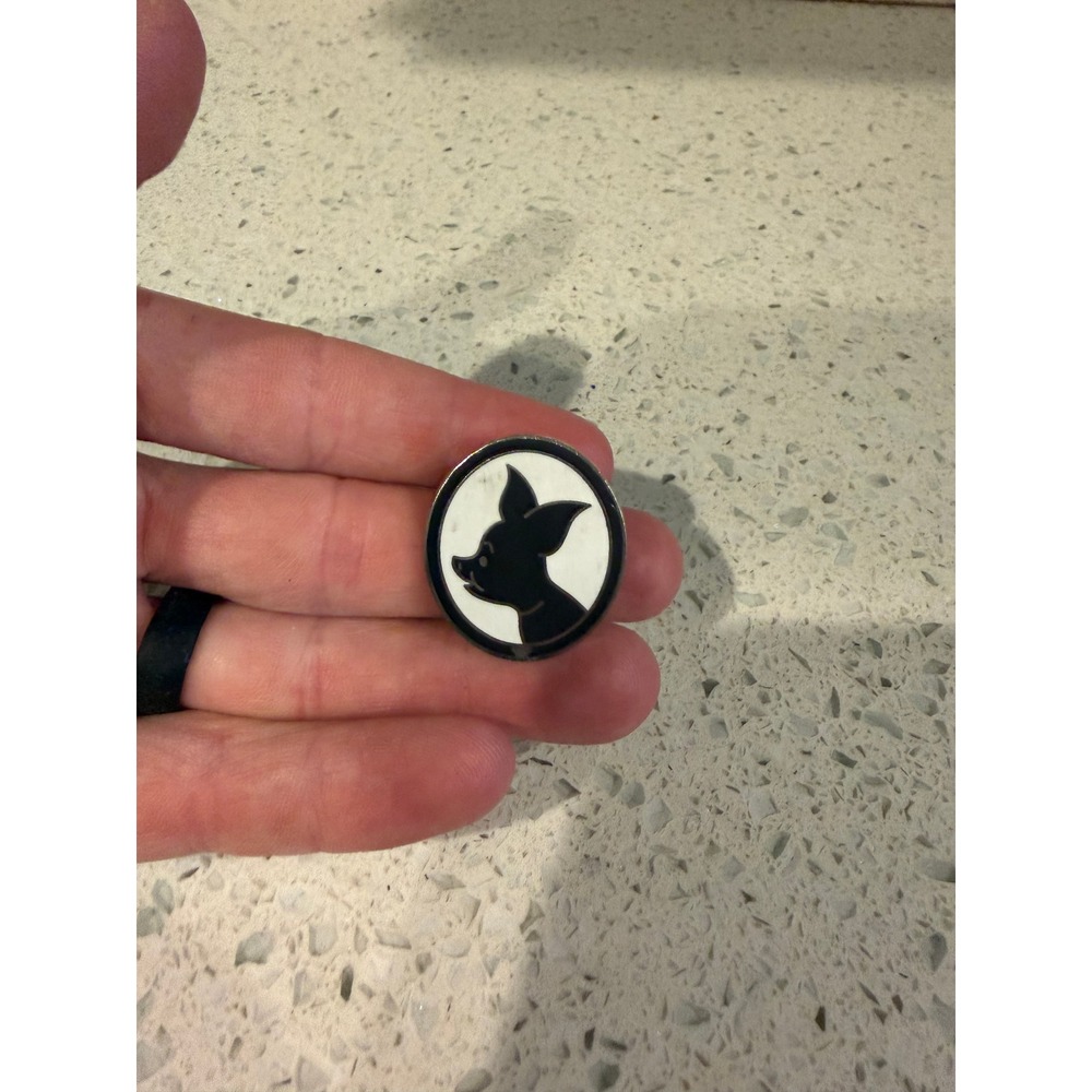 Disney Piglet Silhouette Round Trading Pin